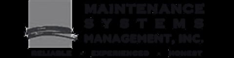 Maintenance Systems Management Inc. logo with gray building icon and company name in black text